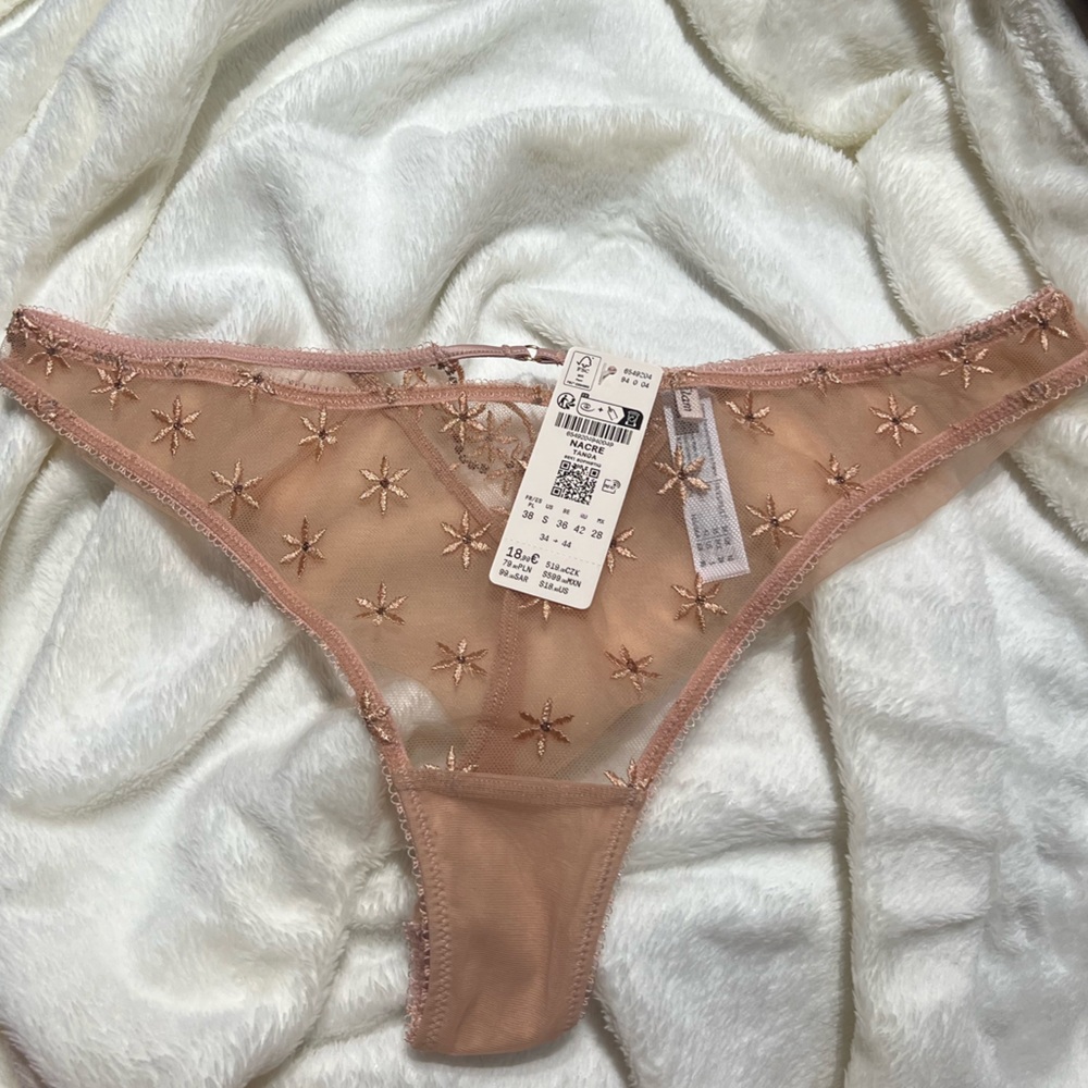 Tan Lace Panties Intimates Sleepwear